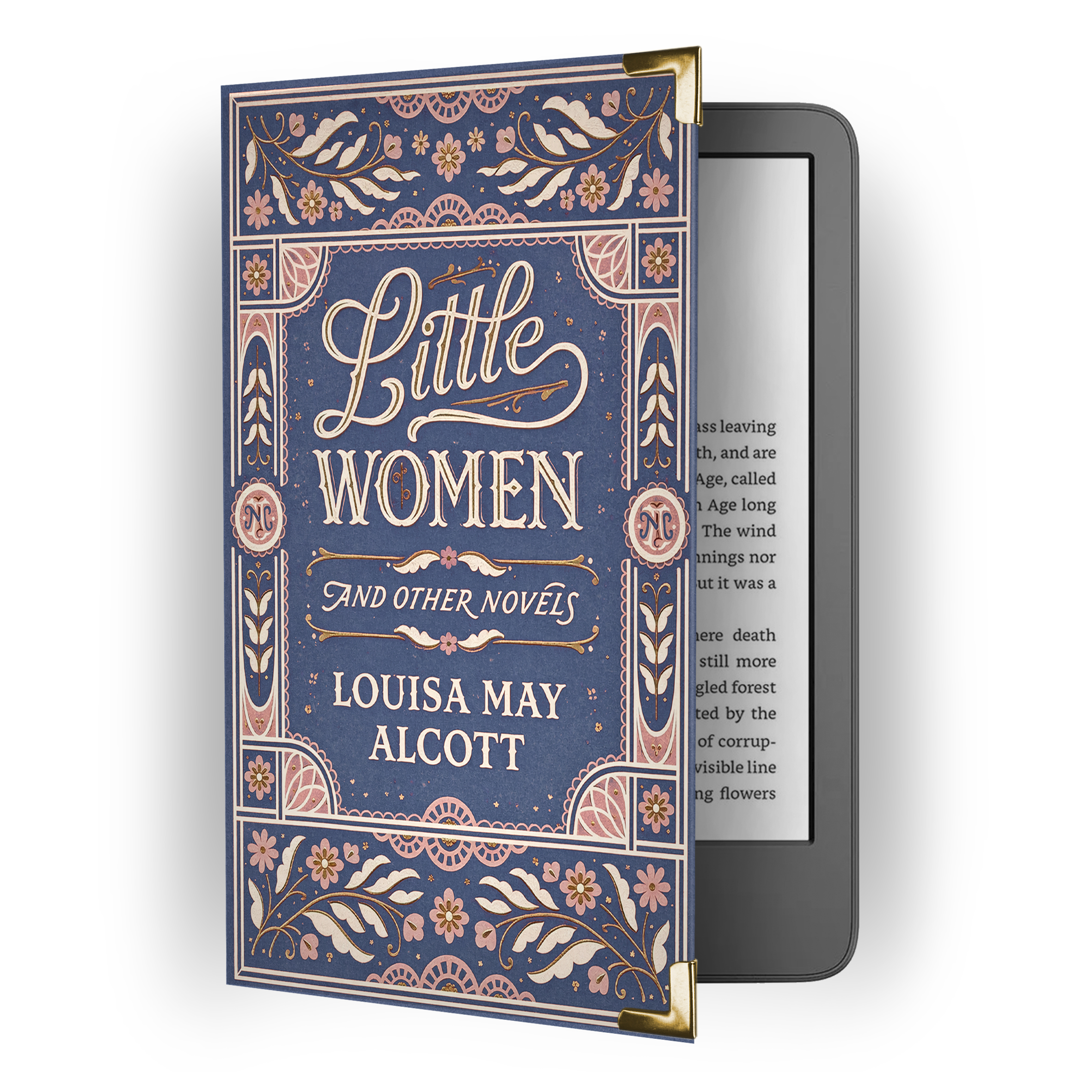 Funda para Kindle - Little Women (azul) - Louisa May Alcott